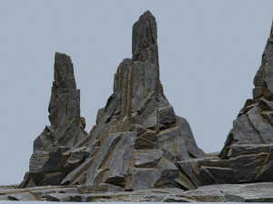 Cliff rocks 3D Модель