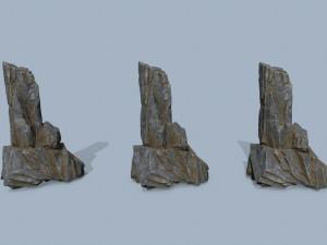 Cliff rocks 3D Model