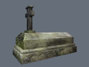 Tombstone set 3Dモデル