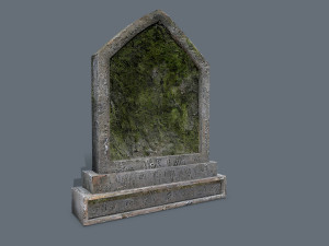 Tombstone set 3Dモデル