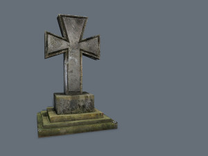 Tombstone set 3Dモデル