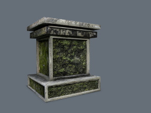 Tombstone set 3Dモデル