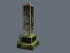 Tombstone set 3Dモデル