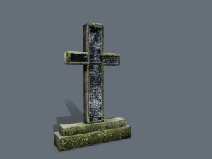 Tombstone set 3Dモデル