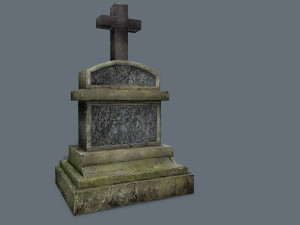 Tombstone set 3Dモデル