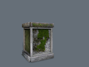 Tombstone set 3Dモデル