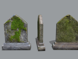 Tombstone set 3Dモデル