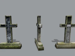 Tombstone set 3D Model