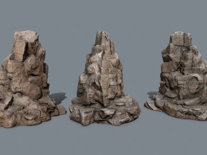 Desert rocks 3D 모델