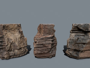 Desert rocks 3D 모델