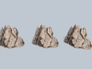 Desert rocks Modelo 3D