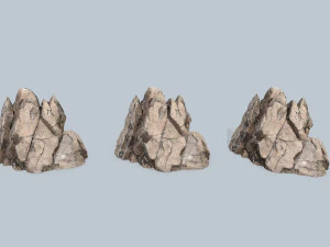 Desert rocks 3D Model