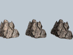 Desert rocks 3D Model