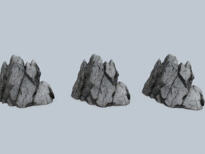Cliff rocks 3D Model