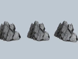 Cliff rocks 3D Model