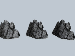 Cliff rocks 3D Model