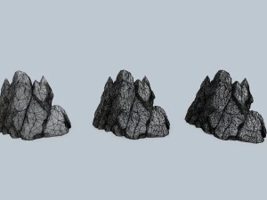 Cliff rocks 3D Model