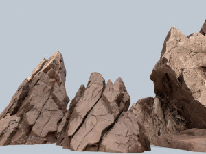 Desert rocks 3Dモデル