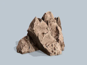 Desert rocks 3D Model