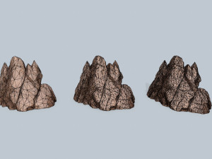 Desert rocks 3D Modell