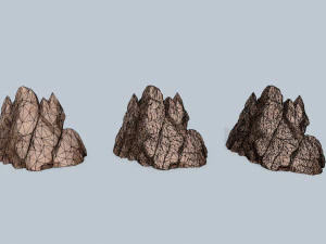 Desert rocks 3D Model