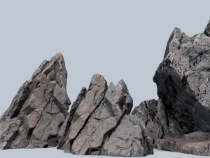 Cliff rocks 3D मॉडल