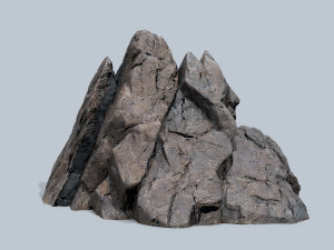 Cliff rocks Model 3D