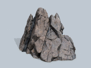 Cliff rocks Model 3D
