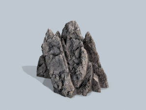Cliff rocks Model 3D