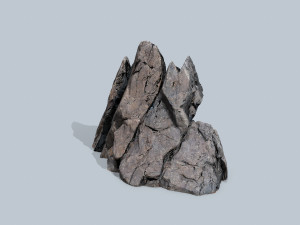 Cliff rocks Model 3D