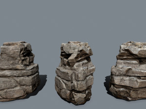 Egyptian rocks Modèle 3D