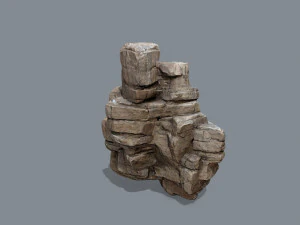 Egyptian rocks 3D Model