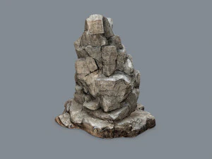 Egyptian rocks 3D Model