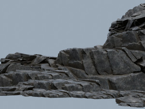 Cliff rocks 3D मॉडल