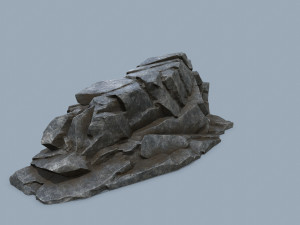 Cliff rocks 3D Model
