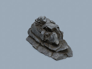 Cliff rocks 3D Model