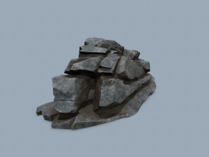 Cliff rocks 3D Model