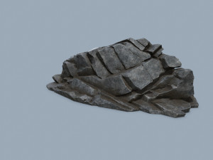 Cliff rocks 3D Model