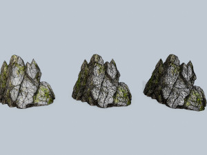 Cliff rocks 3D 모델