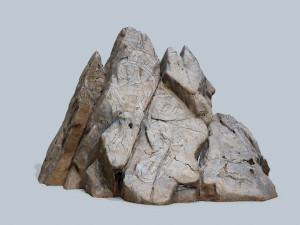 Egyptian desert rocks 3D Model