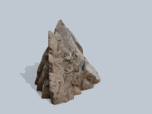 Egyptian desert rocks 3D Model