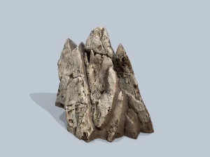 Egyptian desert rocks 3D Model