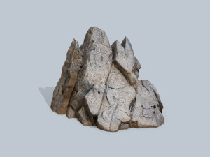 Egyptian desert rocks 3D Model