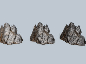 Egyptian desert rocks 3D Model