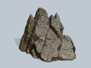Maya Rocks 3D मॉडल