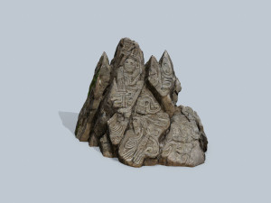 Maya Rocks 3D मॉडल