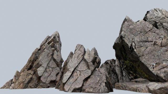 Cliff rocks 3D मॉडल .c4d .max .obj .3ds .fbx .stl .blend 
