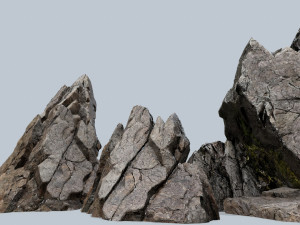 Cliff rocks 3D Model
