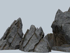 Cliff rocks 3D Model