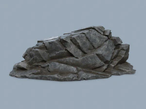Cliff rocks 3D Model